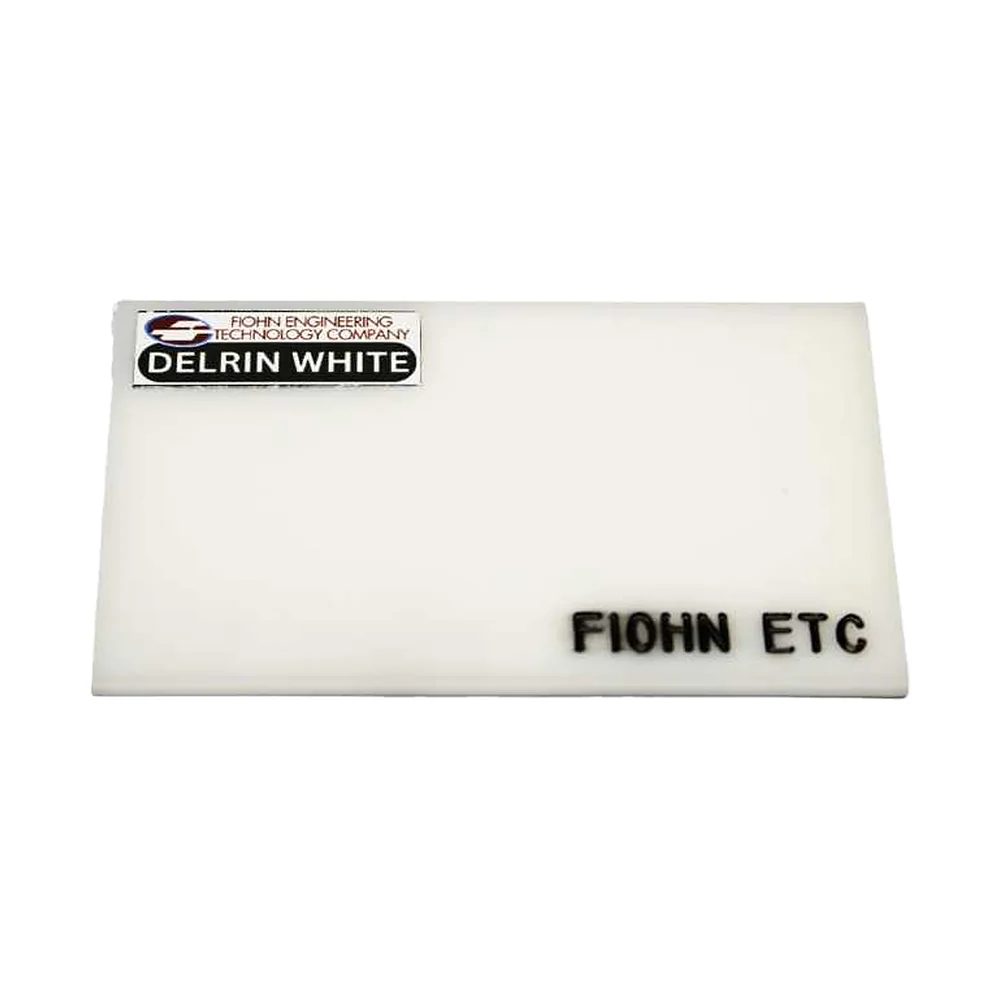 Delrin White - Fiohn Engineering Technology Company
